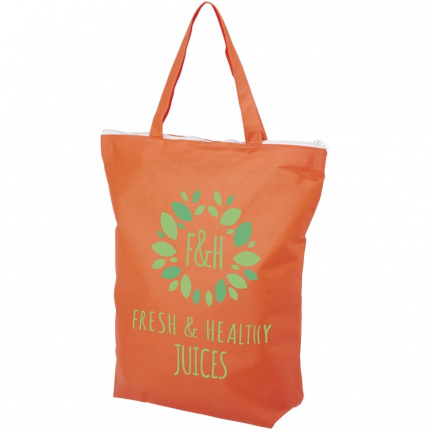 Privy NonWoven Tragetasche mit Reißverschluss und kurzem Griff - Topgiving