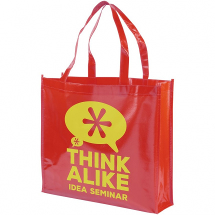 Shiny beschichtete NonWoven Einkaufstasche - Topgiving