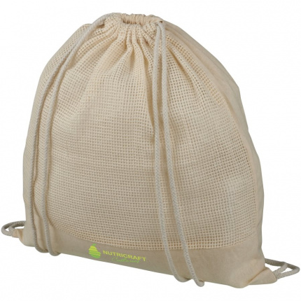 Maine Rucksack mit Kordelzug aus Baumwollgewebe - Topgiving