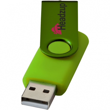 Rotate-Metallic 4 GB USB-Stick - Topgiving