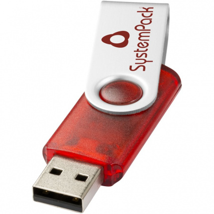 Rotate-Translucent 4 GB USB-Stick - Topgiving