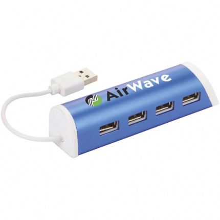 Power 4 port usb-hub & smartphonehalterung - Topgiving