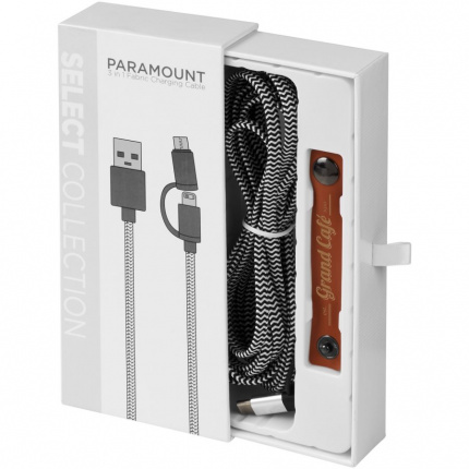 Paramount 3-in-1 Stoff Ladekabel - Topgiving