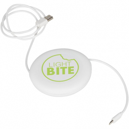 Nebula drahtloses Ladepad mit 2-in-1 Kabel - Topgiving