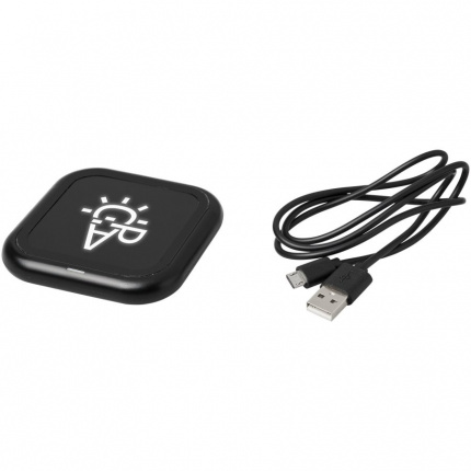 Radiant Lade-Pad mit leuchtendem Logo - Topgiving