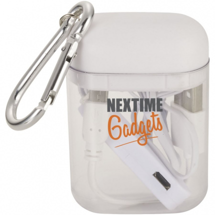 Budget bluetooth ohrhörer mit karabiner etui - Topgiving