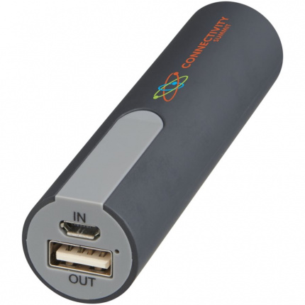 Jinn 2200 mAh Powerbank mit gummierter Oberfläche - Topgiving
