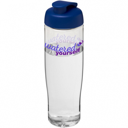 H2O Tempo 700 ml Sportflasche mit Klappdeckel - Topgiving