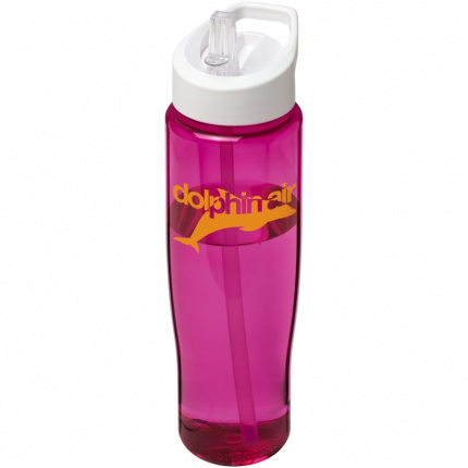 H2O Tempo 700 ml Sportflasche mit Ausgussdeckel - Topgiving