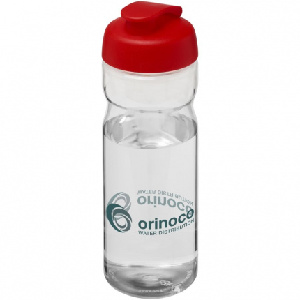 H2O Base 650 ml Sportflasche mit Klappdeckel - Topgiving