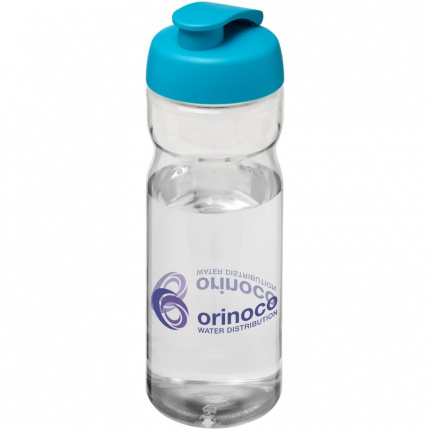 H2O Base 650 ml Sportflasche mit Klappdeckel - Topgiving
