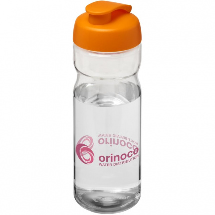 H2O Base 650 ml Sportflasche mit Klappdeckel - Topgiving