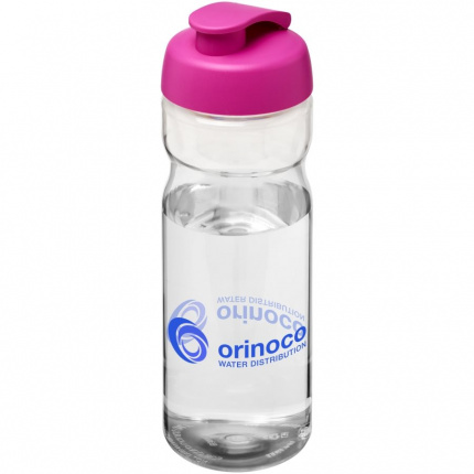 H2O Base 650 ml Sportflasche mit Klappdeckel - Topgiving