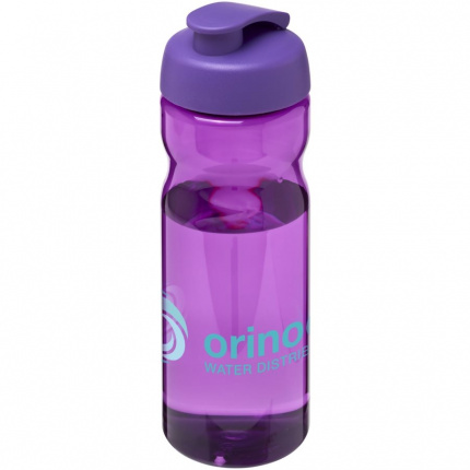 H2O Base 650 ml Sportflasche mit Klappdeckel - Topgiving