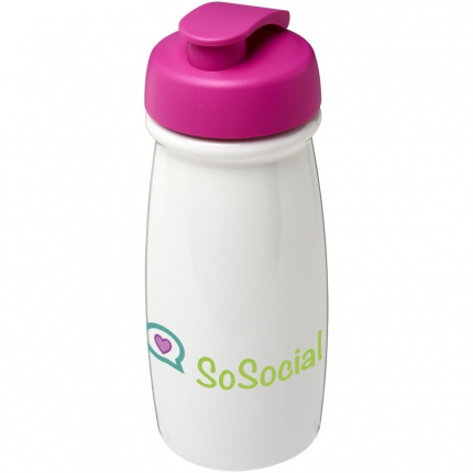 H2O Pulse 600 ml Sportflasche mit Klappdeckel - Topgiving