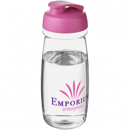 H2O Pulse 600 ml Sportflasche mit Klappdeckel - Topgiving