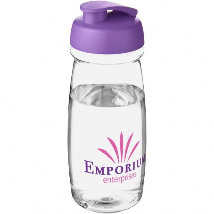 H2O Pulse 600 ml Sportflasche mit Klappdeckel - Topgiving