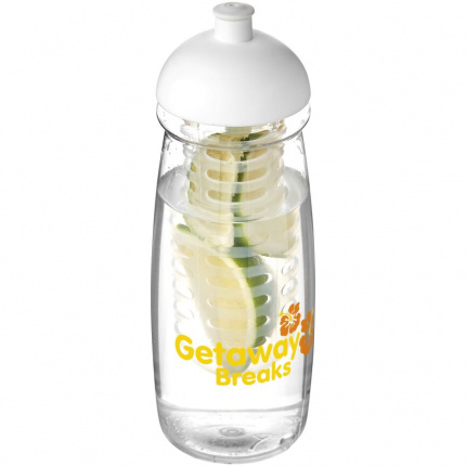 H2O Pulse 600 ml Sportflasche mit Stülpdeckel und Infusor - Topgiving