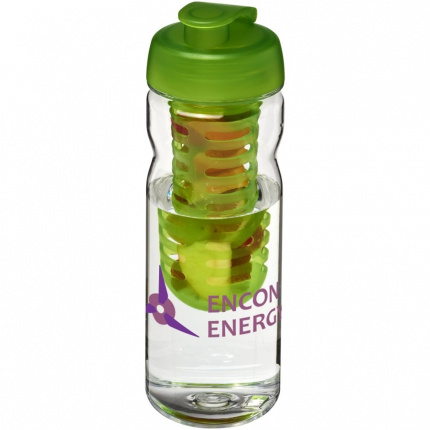 Base Tritan 650 ml Flasche mit Klappdeckel und Infusor - Topgiving