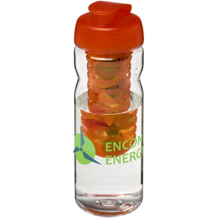 Base Tritan 650 ml Flasche mit Klappdeckel und Infusor - Topgiving