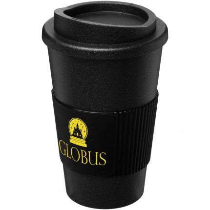 Americano Midnight 350 ml Isolierbecher mit Schutzring - Topgiving