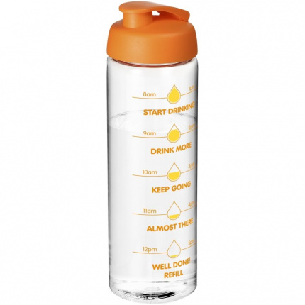 H2O Vibe 850 ml Sportflasche mit Klappdeckel - Topgiving