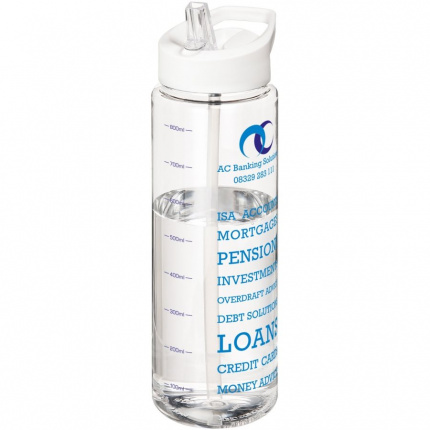 H2O Vibe 850 ml Sportflasche mit Ausgussdeckel - Topgiving