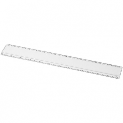 Ellison 30 cm Kunststofflineal mit Papiereinlage - Topgiving