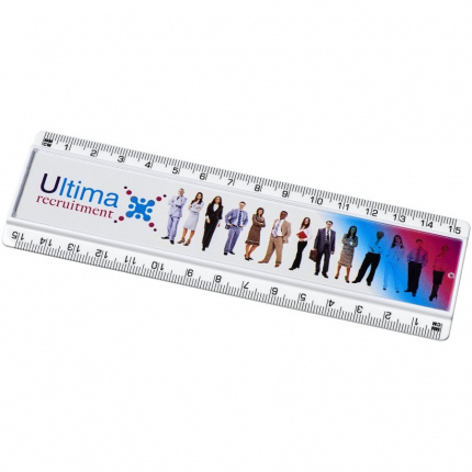 Ellison 15 cm Kunststofflineal mit Papiereinlage - Topgiving