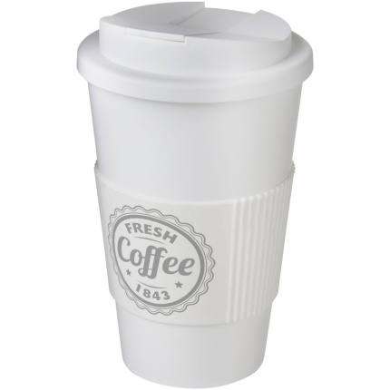 Americano 350 ml Isolierbecher mit Schutzring & auslaufsicherem Schraubverschluss - Topgiving