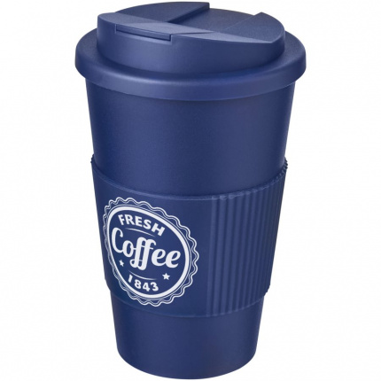 Americano 350 ml Isolierbecher mit Schutzring & auslaufsicherem Schraubverschluss - Topgiving