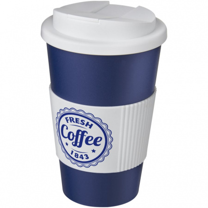 Americano 350 ml Isolierbecher mit Schutzring & auslaufsicherem Schraubverschluss - Topgiving