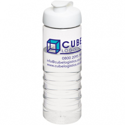 H2O Treble 750 ml Sportflasche mit Klappdeckel - Topgiving