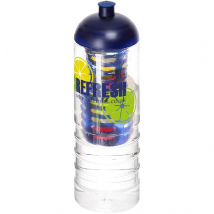 H2O Treble 750 ml Flasche mit Kuppeldeckel und Infusor - Topgiving