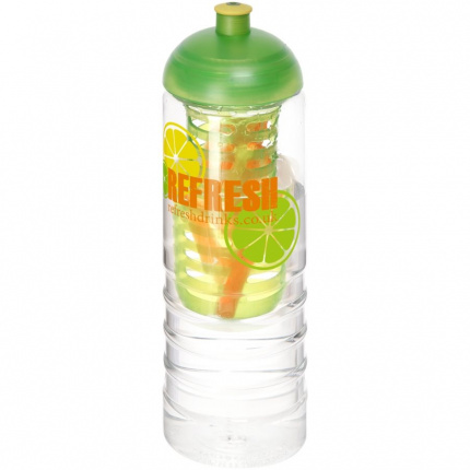 H2O Treble 750 ml Flasche mit Kuppeldeckel und Infusor - Topgiving