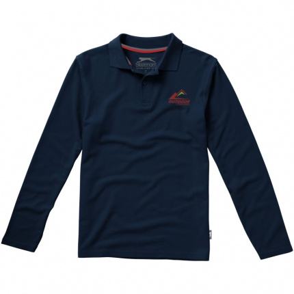 Point langärmliges Poloshirt für Herren - Topgiving