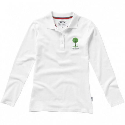 Point langärmliges Poloshirt für Damen - Topgiving