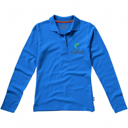 Point langärmliges Poloshirt für Damen - Topgiving