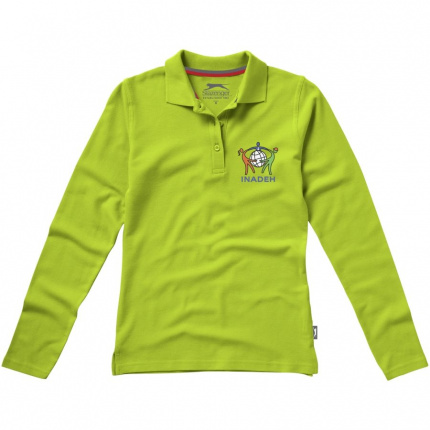 Point langärmliges Poloshirt für Damen - Topgiving
