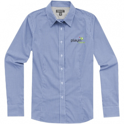 Net langärmlige Bluse - Topgiving