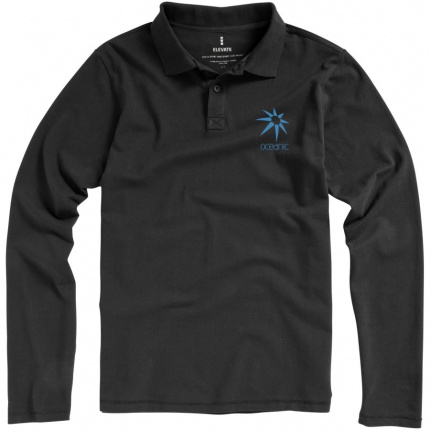 Oakville langärmliges Poloshirt für Herren - Topgiving