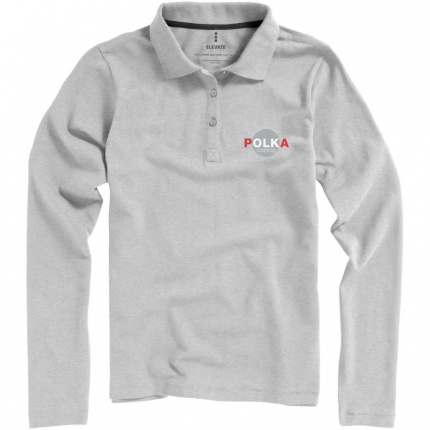 Oakville langärmliges Poloshirt für Damen - Topgiving