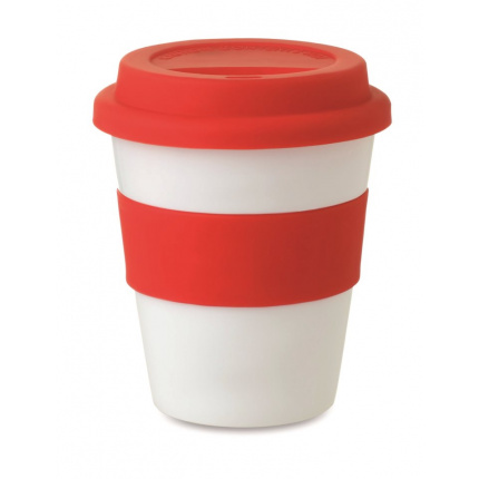 PP Becher mit Silikon-Deckel - Topgiving