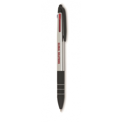 3-Farb-Kugelschreiber/Stylus - Topgiving