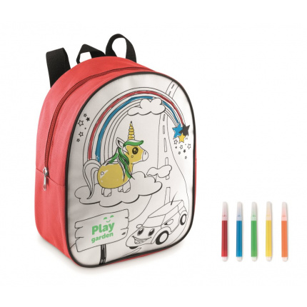 Rucksack mit 5 Filzstiften - Topgiving