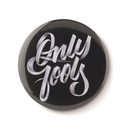 Badge mit Make-up Spiegel - Topgiving