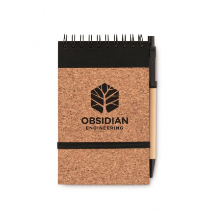 DIN A6 Notizbuch mit Kork - Topgiving