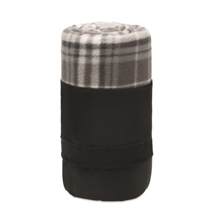 RPET Fleece-Reisedecke Karo - Topgiving