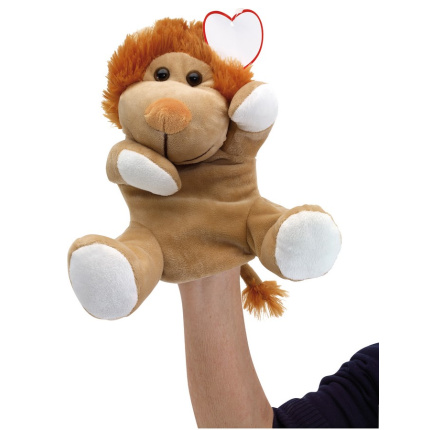 Plüsch-handpuppe löwe knox - Topgiving