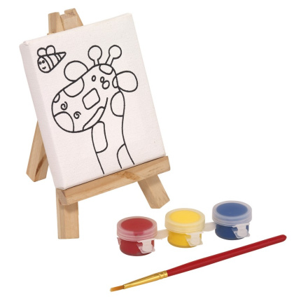 Malset brush & easel - Topgiving